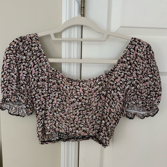 Floral crop top - Picture 2 of 2